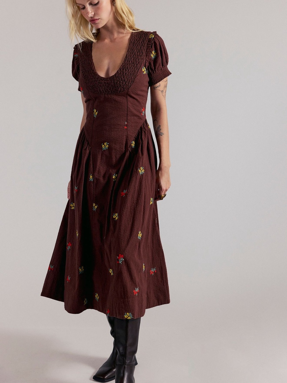 Free People Maisie Midi Dress